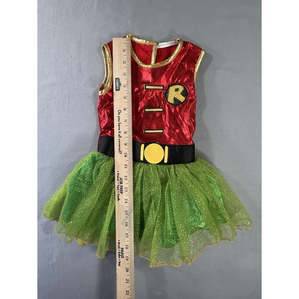 Robin Tutu Superhero Halloween Costume Girls 2T Mask &‎ Cape Not Included Batman